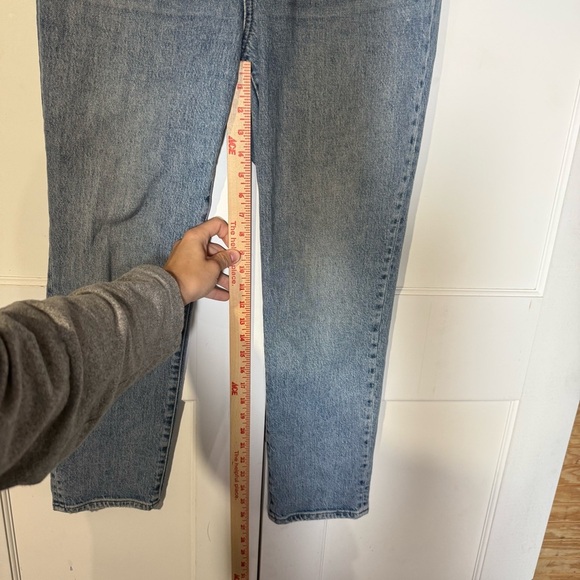 Madewell The Curvy Perfect Vintage Jean Size 29 Blue Wash Denim Jeans Stretch - Picture 5 of 8